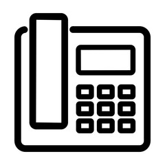 Telephone icon vector design illustration