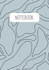 Colorful cover page templates for print products, stationery, notebooks, workbooks, diaries, brochures, planners. Vector illustrations, layout background composition designs