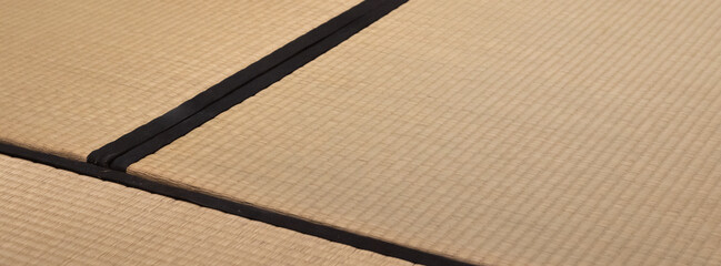 Tatami background - original Japanese mat, vintage design, zen culture