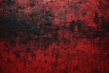 Black and red grunge texture. Scary red black