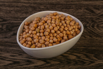 Vegan cuisine - Dry chickpea heap