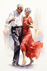 Ai anziani ballerini di tango