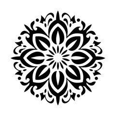 Mandala Flower Illustration