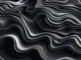black and white abstract