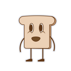 Cute Bread Illustration