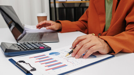 Busy workload, Businessman man working and checking unfinished paperwork information on contract financial form.