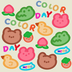 pattern with animals