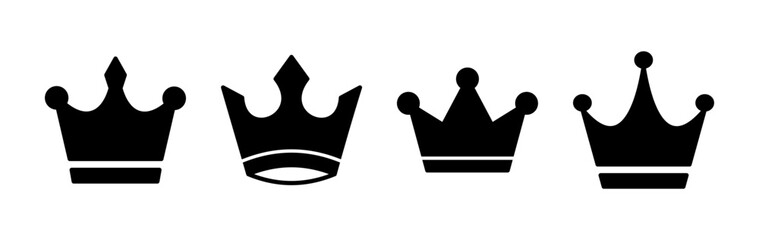 Crown Icon vector. Crown symbol for web site design,