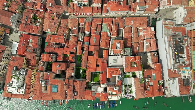 Aerial view of Venice City in Italy
