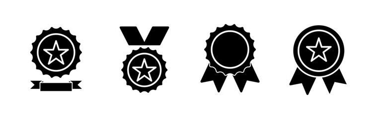 Achieve icon vector. medal icon vector. award. Certificate. approved