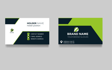 Colorful company professional minimal stylish style information business card 