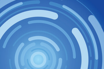 Modern blue background with circle technology