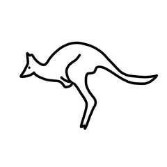 kangaroo animal australia doodle