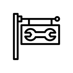 tools line icon