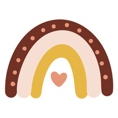 Rainbow Heart Cute