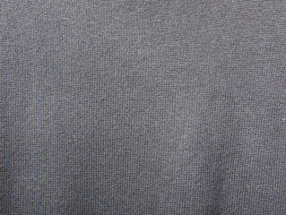 Fototapeta na wymiar Close up of fabric gray color cloth 