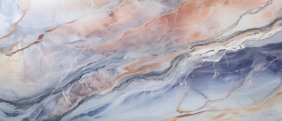 Marmurowe tło łososiowy i niebieski kolor - ściana, surowiec, fale, wzory, tafla o nieregularnej strukturze