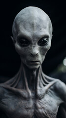 Alien Intrigue: Grey Alien aboard their Interstellar Vessel, Generative AI