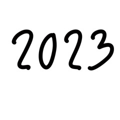 Year 2023 lettering
