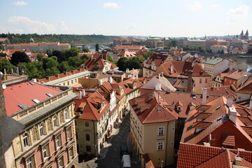 Fototapeta na wymiar Prague Czech Republic 18 06 2022 . Prague is the capital of the Czech Republic, stretching along both banks of the Vltava River.