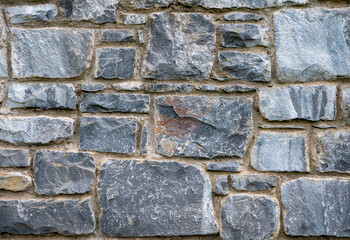 Stone wall pattern, natural stone texture, ground pavement background