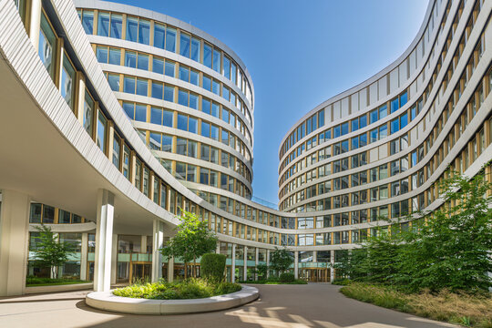 General view of BSP Paribas Fortis head office in Brussels Belgium on 10th Aug 2023