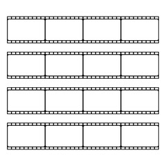roll film vector illustration, frame film