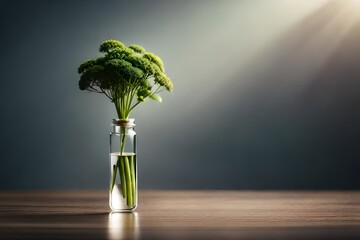 plant in a glass