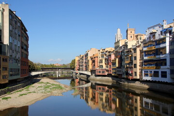 Girona Spain 06 11 2022 . Girona is a city in Catalonia in northeastern Spain, lying on the banks of the Onyar River.