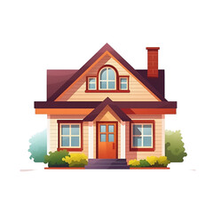 Cute house Illustration 