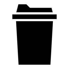 coffee cup glyph 