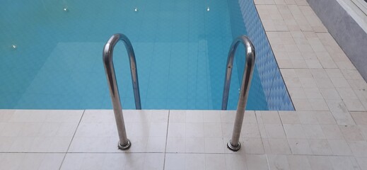 Stainless steel 3 step swimming pool ladder
