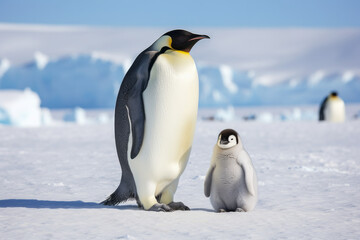 Obraz premium Emperor penguins