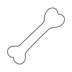 bones halloween man scary line icon element