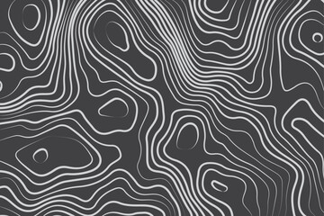 Fototapeta na wymiar Abstract topographic contours map background. Topography white wave lines vector background. Topographic map Patterns, Topographic map and place for texture. Wavy curve lines banner design.