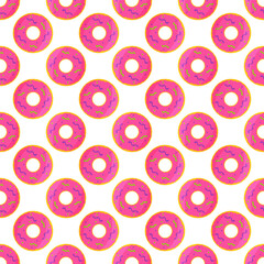 Fototapeta premium donut worms halloween sweet round pattern textile