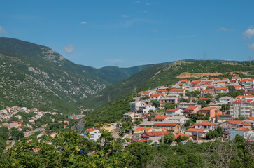 Fototapeta na wymiar Croatia village landscape