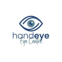 The logo represents eyes and hands. Very suitable to use for eye care logo.