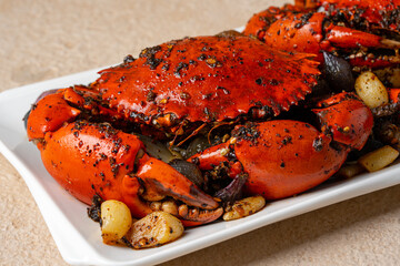 Black Pepper Crab (Indonesia : Kepiting Lada Hitam)