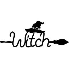 Witch silhouette design