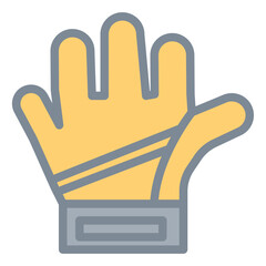 Gloves icon vector