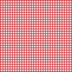 Naklejka premium Rot-weiß karierter Vektorgrafik Hintergrund.