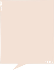 Colorful pastel color speech bubble balloon icon sticker memo keyword planner text box banner, flat png transparent element design