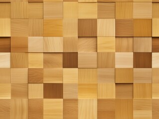 Wood floor texture background, seamless pattern, Generative AI