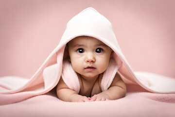 baby in a towel