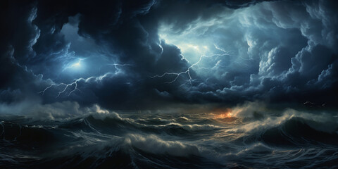clouds and lightning, stormy sky, stormy clouds