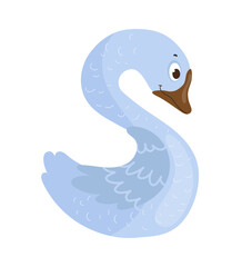 English Letter in the Form of the Animal