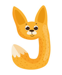 English Letter in the Form of the Animal