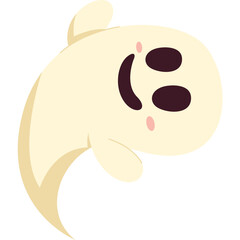 Illustration Ghost Cute Helloween Characters