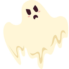 Illustration Ghost Cute Helloween Characters